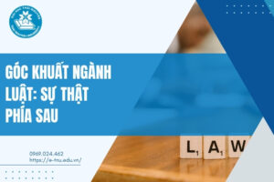 Góc khuất ngành Luật