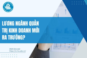 Lương Quản trị Kinh doanh mới ra trường