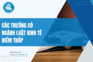 Các trường có ngành Luật Kinh tế điểm thấp