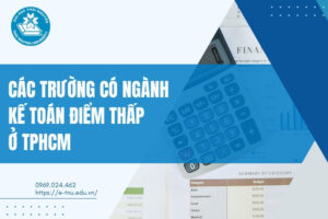 Các trường có ngành Kế toán điểm thấp ở TPHCM